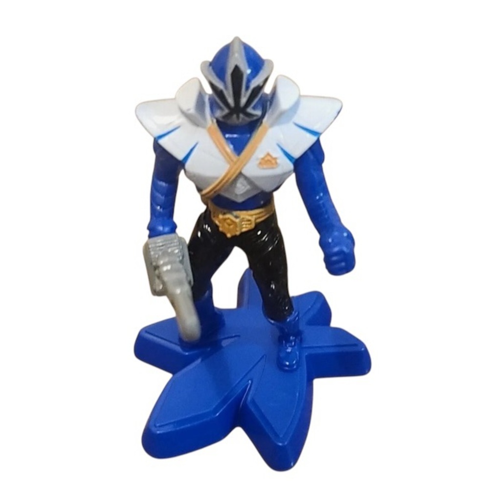 NEW IN BAG McDonald's Happy Meal Power Rangers Super Samurai Blue Ranger Toy